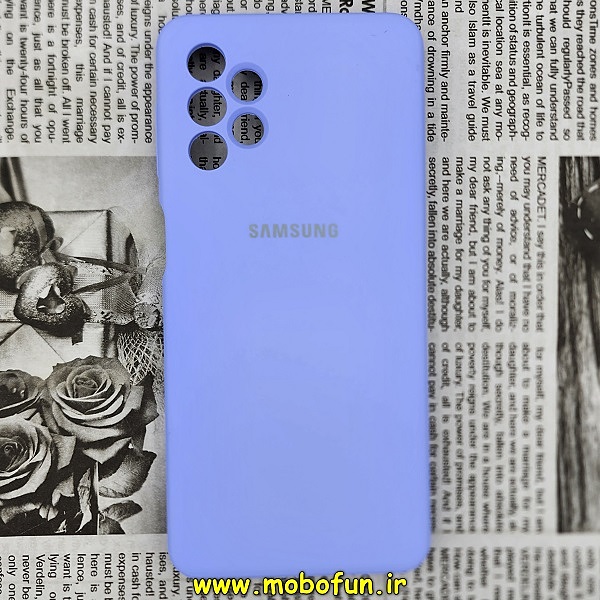 قاب گوشی Galaxy A32 5G سامسونگ سیلیکونی اورجینال سورا SORA پاک کنی درجه یک زیربسته محافظ لنز دار یاسی کد 288