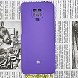 قاب گوشی Redmi Note 9s - Redmi Note 9 Pro شیائومی سیلیکونی اورجینال سورا SORA پاک کنی درجه یک زیربسته محافظ لنز دار ارغوانی کد 643