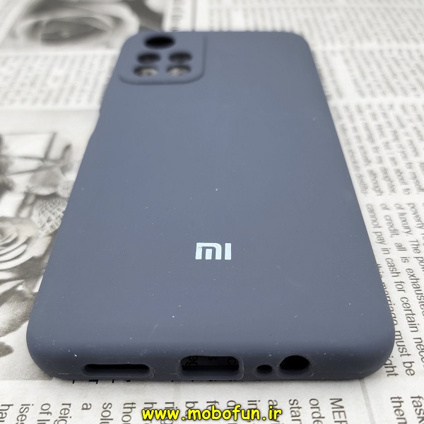 قاب گوشی Xiaomi Poco M4 Pro 5G شیائومی سیلیکونی اورجینال سورا SORA پاک کنی درجه یک زیربسته محافظ لنز دار خاکستری کد 89