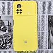 قاب گوشی Poco X4 Pro 5G شیائومی سیلیکونی اورجینال سورا SORA پاک کنی درجه یک زیربسته محافظ لنز دار زرد کد 306