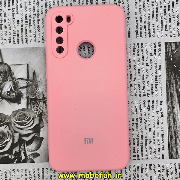 قاب گوشی Redmi Note 8 - Redmi Note 8 2021 شیائومی سیلیکونی اورجینال سورا SORA پاک کنی درجه یک زیربسته محافظ لنز دار گلبهی کد 596