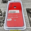 قاب گوشی Redmi Note 8 - Redmi Note 8 2021 شیائومی سیلیکونی اورجینال سورا SORA پاک کنی درجه یک زیربسته محافظ لنز دار قرمز کد 597