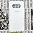 قاب گوشی Galaxy Note 8 سامسونگ سیلیکونی اورجینال سورا SORA پاک کنی درجه یک زیربسته سفید کد 88