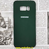 قاب گوشی Galaxy S8 Plus سامسونگ سیلیکونی اورجینال سورا SORA پاک کنی درجه یک زیربسته سبز یشمی کد 73