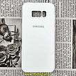 قاب گوشی Galaxy S8 Plus سامسونگ سیلیکونی اورجینال سورا SORA پاک کنی درجه یک زیربسته سفید کد 74