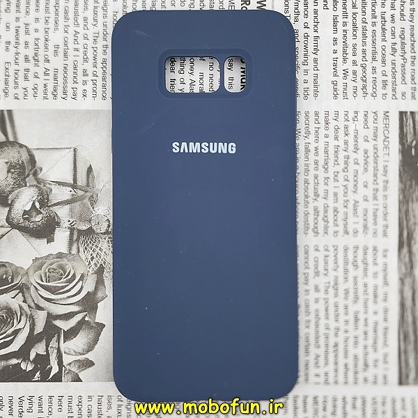 قاب گوشی Galaxy S8 Plus سامسونگ سیلیکونی اورجینال سورا SORA پاک کنی درجه یک زیربسته سرمه ای کد 78