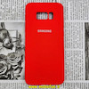 قاب گوشی Galaxy S8 Plus سامسونگ سیلیکونی اورجینال سورا SORA پاک کنی درجه یک زیربسته قرمز کد 80