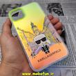 قاب گوشی iPhone 11 Pro Max آیفون طرح ضدضربه هولوگرامی لنز رنگی هفت رنگ کارل لاجرفلد KARL LAGERFELD کد 409