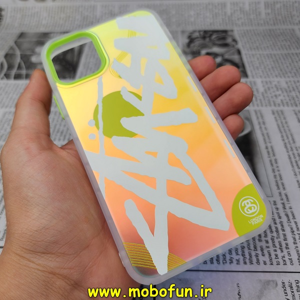 قاب گوشی iPhone 11 Pro Max آیفون طرح ضدضربه هولوگرامی لنز رنگی هفت رنگ اسپرت SPORT کد 411