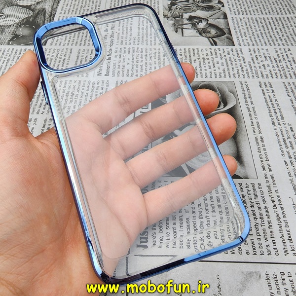 قاب گوشی iPhone 11 Pro Max آیفون طرح پشت طلق شیشه ای شفاف اورجینال برند CASE MATE آبی کد 430