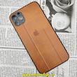 قاب گوشی iPhone 11 Pro Max آیفون اورجینال دادوو 2023 طرح هارد HARD چرمی محافظ لنز دار قهوه ای روشن کد 434