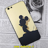 قاب گوشی iPhone 6 Plus - iPhone 6s Plus آیفون سیلیکونی ژله ای طرح میکی موس محافظ لنز دار مشکی کد 238