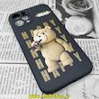 قاب گوشی iPhone 12 Pro آیفون سیلیکونی ژله ای طرح خرسی تدی TEDi محافظ لنز دار مشکی کد 673