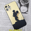 قاب گوشی iPhone 12 Pro Max آیفون سیلیکونی ژله ای طرح میکی موس محافظ لنز دار مشکی کد 460
