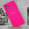 قاب گوشی Galaxy A33 5G سامسونگ سیلیکونی اورجینال سورا SORA پاک کنی درجه یک زیربسته محافظ لنز دار صورتی فانتزی کد 267