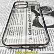 قاب گوشی iPhone 13 Pro Max آیفون طرح پشت طلق شیشه ای شفاف اورجینال برند CASE MATE مشکی کد 348