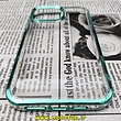 قاب گوشی iPhone 13 Pro Max آیفون طرح پشت طلق شیشه ای شفاف اورجینال برند CASE MATE سبز روشن کد 349