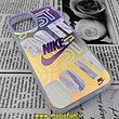 قاب گوشی iPhone 14 آیفون طرح ضدضربه هولوگرامی لنز رنگی هفت رنگ نایکی NIKE کد 15