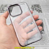 قاب گوشی iPhone 14 Pro آیفون طرح پشت طلق شیشه ای شفاف اورجینال برند CASE MATE مشکی کد 40