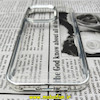 قاب گوشی iPhone 14 Pro آیفون طرح پشت طلق شیشه ای شفاف اورجینال برند CASE MATE نقره ای کد 41