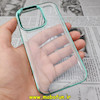 قاب گوشی iPhone 14 Pro آیفون طرح پشت طلق شیشه ای شفاف اورجینال برند CASE MATE سبز روشن کد 44