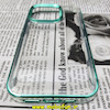 قاب گوشی iPhone 14 Pro آیفون طرح پشت طلق شیشه ای شفاف اورجینال برند CASE MATE سبز روشن کد 44