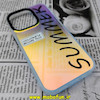 قاب گوشی iPhone 14 Pro آیفون طرح ضدضربه هولوگرامی لنز رنگی هفت رنگ SUMMER کد 49