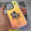 قاب گوشی iPhone 14 Pro آیفون طرح ضدضربه هولوگرامی لنز رنگی هفت رنگ پولو POLO کد 52