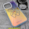 قاب گوشی iPhone 14 Pro آیفون طرح ضدضربه هولوگرامی لنز رنگی هفت رنگ خرس تدی کد 56