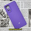 قاب گوشی Xiaomi Redmi Note 11 Pro 4G Global - Redmi Note 11 Pro 5G Global شیائومی سیلیکونی اورجینال سورا SORA پاک کنی درجه یک زیربسته محافظ لنز دار ارغوانی کد 242