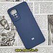 قاب گوشی Xiaomi Redmi Note 11 Pro 4G Global - Redmi Note 11 Pro 5G Global شیائومی سیلیکونی اورجینال سورا SORA پاک کنی درجه یک زیربسته محافظ لنز دار سرمه ای کد 249
