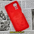 قاب گوشی Redmi Note 11 4G - Redmi Note 11S شیائومی سیلیکونی اورجینال سورا SORA پاک کنی درجه یک زیربسته محافظ لنز دار قرمز کد 317