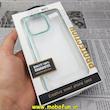 قاب گوشی iPhone 14 Pro Max آیفون طرح پشت طلق شیشه ای شفاف اورجینال برند CASE MATE سبز روشن کد 79