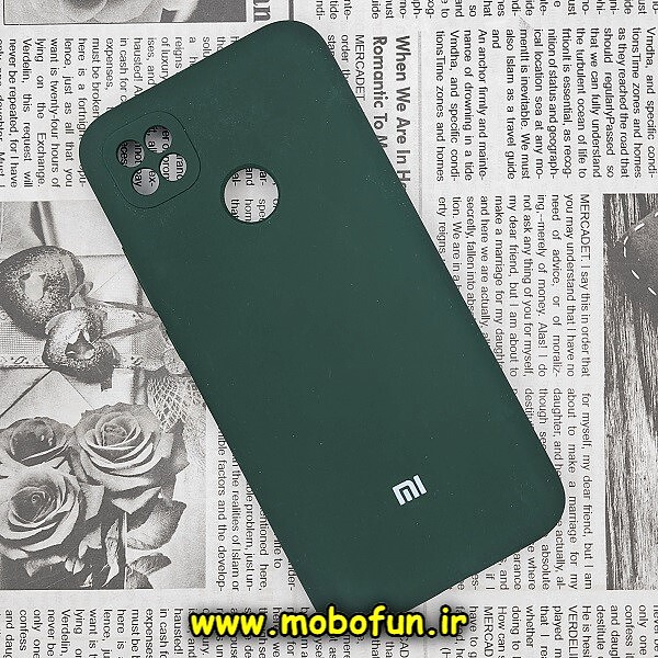 قاب گوشی Redmi 9C - Redmi 10A - Poco C3 شیائومی سیلیکونی اورجینال سورا SORA پاک کنی درجه یک زیربسته محافظ لنز دار سبز یشمی کد 157