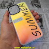 قاب گوشی iPhone 14 Pro Max آیفون طرح ضدضربه هولوگرامی لنز رنگی هفت رنگ SUMMER کد 83