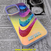 قاب گوشی iPhone 14 Pro Max آیفون طرح ضدضربه هولوگرامی لنز رنگی هفت رنگ نایکی NIKE JUST DO IT کد 85
