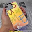 قاب گوشی iPhone 14 Pro Max آیفون طرح ضدضربه هولوگرامی لنز رنگی هفت رنگ SUMMER کد 86