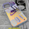 قاب گوشی iPhone 14 Pro Max آیفون طرح ضدضربه هولوگرامی لنز رنگی هفت رنگ نایکی NIKE JUST DO IT کد 88