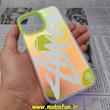 قاب گوشی iPhone 14 Pro Max آیفون طرح ضدضربه هولوگرامی لنز رنگی هفت رنگ اسپرت SPORT کد 89