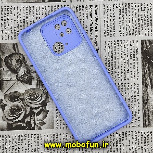 قاب گوشی Redmi 10C - Poco C40 شیائومی سیلیکونی اورجینال سورا SORA پاک کنی درجه یک زیربسته محافظ لنز دار یاسی کد 88