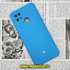 قاب گوشی Redmi 10C - Poco C40 شیائومی سیلیکونی اورجینال سورا SORA پاک کنی درجه یک زیربسته محافظ لنز دار آبی کد 91