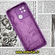 قاب گوشی Redmi 10C - Poco C40 شیائومی سیلیکونی اورجینال سورا SORA پاک کنی درجه یک زیربسته محافظ لنز دار بنفش کد 93