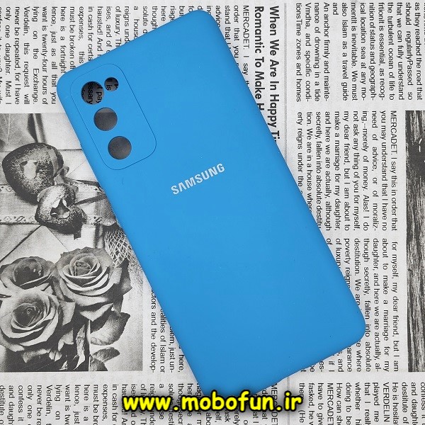 قاب گوشی Galaxy S20 FE سامسونگ سیلیکونی اورجینال سورا SORA پاک کنی درجه یک زیربسته محافظ لنز دار آبی کد 315
