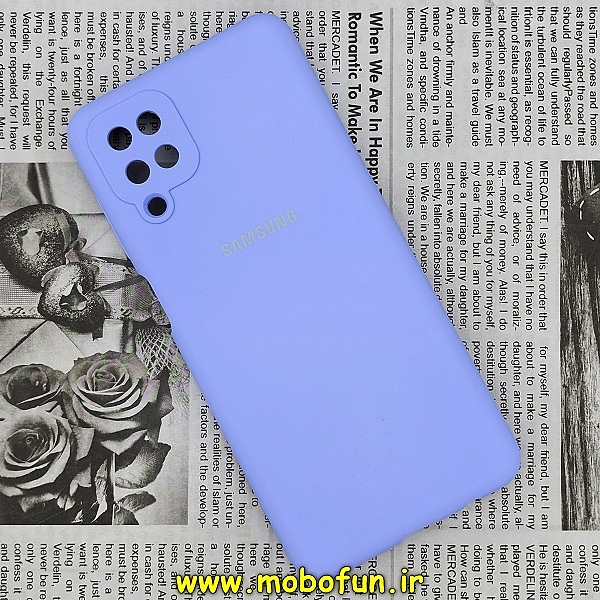 قاب گوشی Galaxy A12 - Galaxy M12 - Galaxy F12 سامسونگ سیلیکونی اورجینال سورا SORA پاک کنی درجه یک زیربسته محافظ لنز دار یاسی کد 893