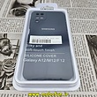 قاب گوشی Galaxy A12 - Galaxy M12 - Galaxy F12 سامسونگ سیلیکونی اورجینال سورا SORA پاک کنی درجه یک زیربسته محافظ لنز دار سرمه ای کد 899