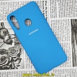 قاب گوشی Galaxy A20S سامسونگ سیلیکونی اورجینال سورا SORA پاک کنی درجه یک زیربسته آبی کد 472