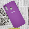 قاب گوشی Galaxy A20S سامسونگ سیلیکونی اورجینال سورا SORA پاک کنی درجه یک زیربسته بنفش کد 479