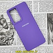 قاب گوشی Galaxy S21 Ultra سامسونگ سیلیکونی اورجینال سورا SORA پاک کنی درجه یک زیربسته ارغوانی کد 190