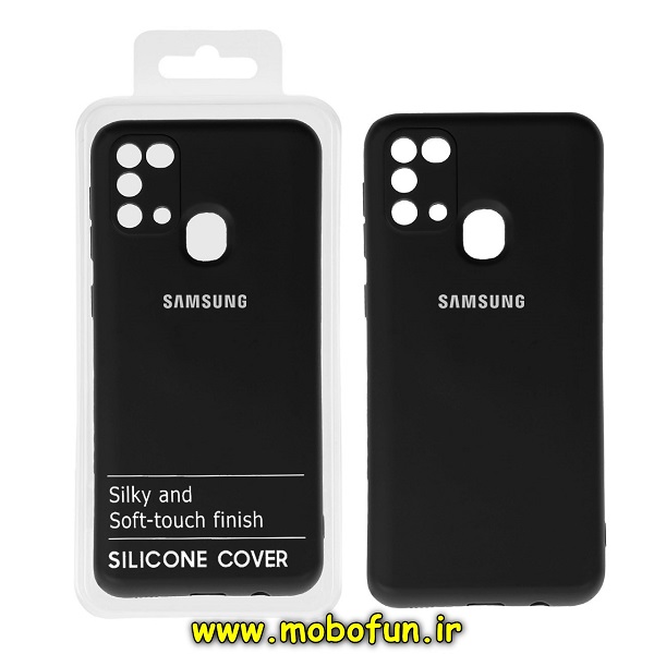 قاب گوشی Galaxy M31 - Galaxy M31 Prime سامسونگ سیلیکونی های کپی زیربسته محافظ لنز دار مشکی کد 90