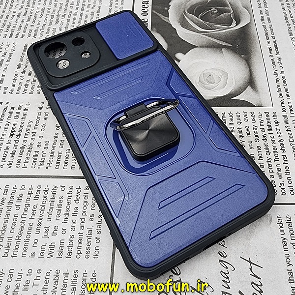 قاب گوشی Mi 11 Lite 4G - Mi 11 Lite 5G - Mi 11 Lite NE شیائومی طرح ضد ضربه بتمن هولدر دار محافظ لنز دار کشویی سرمه ای کد 320